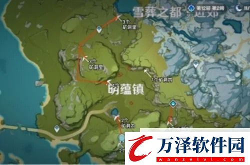 原神夜泊石在哪采集原神夜泊石在哪準確位置具體分布地圖