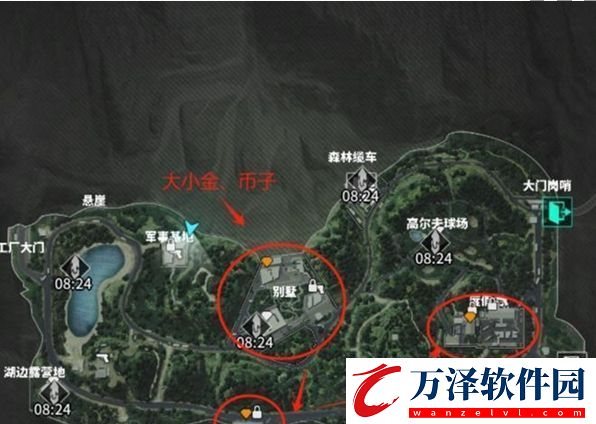 螢火突擊秋山地圖摸金跑圖路線是什么